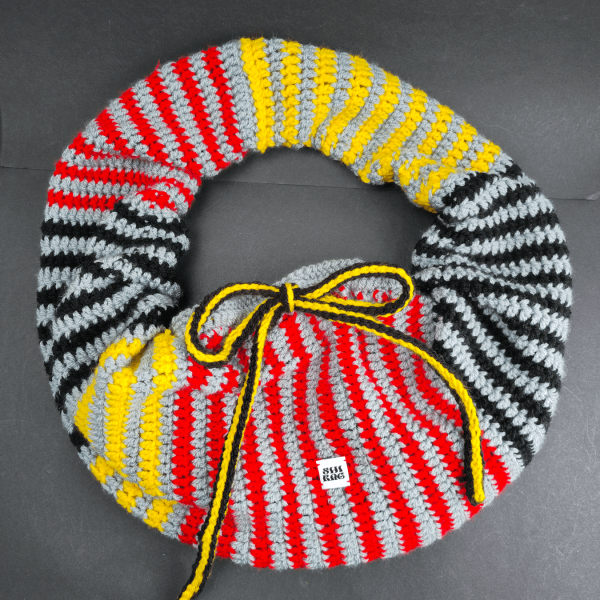 Handmade Crochet Caterpillar Sling – Lava Splash