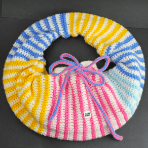 Handmade crochet Caterpillar Sling - Pastel Pop